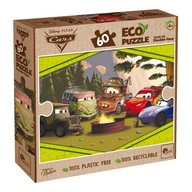 Puzzle 60 obojstranných Eco Cars - Lisciani