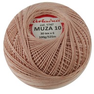 Cordonek Muza 10 Ariadna 100g/525m RUŽOVÝ PUD 1747 5660