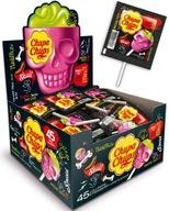 Chupa Chups Halloweenske lízanky Lebka 45x15g