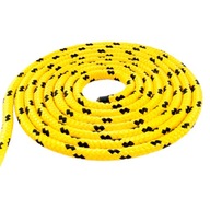 POLYPROPYLÉNOVÉ LANO 4mm žltá časť lana 100 MB