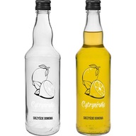 6ks 0,5l fliaš s potlačou Lemon Bottle