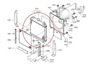 CHLADIČ VODY KUBOTA B 7500 B 7500 DT B 7500 HSD