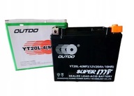 Outdo YT20L-4 Batéria 20Ah 300A Gel YTX20HL-BS