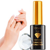 YOSHI TOP TEMPERED DIAMOND top bez utierania mokré sklo efekt 10ml HEMA ZDARMA