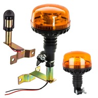 Výstražná lampa kohút 36 LED 12V 24V s držiakom