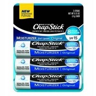 CHAPSTICK LIP MOISTURIZER 3PK BLISTER