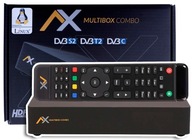 AX MULTIBOX Combo 4K Linux E2 CCCam DVBS2/T2 TVP4K