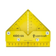 Stred, stred na dosky, pravítko, multifunkčné pravítko - KIDO-6A