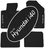 Hyundai i40 SD Kombi 11- VYŠÍVANÉ velúrové koberčeky