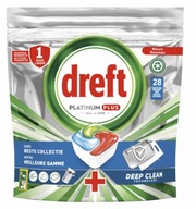 Dreft Platinum Plus tablety všetko v jednom 28 ks