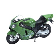 WELLY MOTOR 1:18 2001 KAWASAKI NINJA ZX-12R ZELENÁ