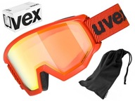 Lyžiarske okuliare UVEX Athletic FM zúrivo oranžové / oranžové zrkadlové S2 sklo