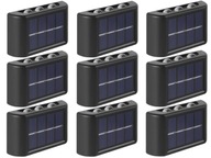 9x Lampa Solarna Tarasowa LED Czujnik Dzień/Noc