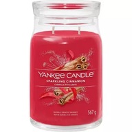 Veľká škoricová sviečka Yankee Candle Signature