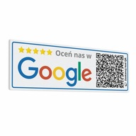 Ohodnoťte nás na Google QR – nálepka 15x45