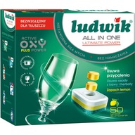 Tablety do umývačky riadu Ludwik all in one bez obsahu P 50 ks.