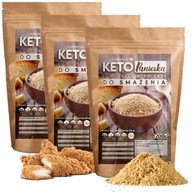 KETO BREADING bez sacharidov a cukru 3x Cambio