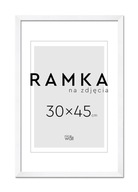 Rám na fotku 45x30 cm Rámček 30x45 cm Biela