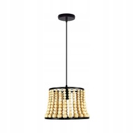 Luster boho lampa drevené korálky BRENA ø28cm