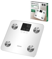 Sencor 6025W analytická kúpeľňová váha, fitness, meranie tuku, voda smart