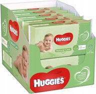 Huggies Natural Care vlhčené obrúsky 10x56ks