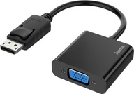 Hama DisplayPort - D-Sub (VGA) AV adaptér čierny (