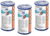 3x filter Bestway typ III 58012 pre bazénové čerpadlo