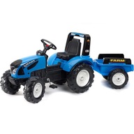 FALK Landini Blue pedálový traktor s prívesom na 3 roky