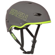 Skateboardová prilba RAVEN F511 Grey/Lime M (56-58)