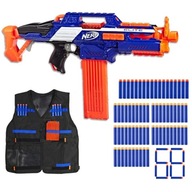 NERF ELITE RAPIDSTRIKE + VESTA + 50 ŠÍP