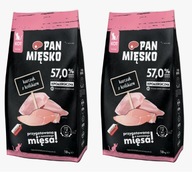 Panvica Mäsové suché krmivo pre Mačky, Kurča s králikom, XS 2x1,6kg