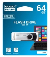 GOODRAM 64 GB UTS2 USB 2.0 BLACK READ 20 MB/s