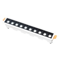 LED lineárne zápustné svietidlo 20W 4000K biele JDL-1