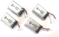 4ks Arduino batéria 3,7V 802540 1000mAh