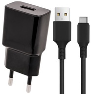 Setty USB 2,4A nástenná nabíjačka + 1m USB-C kábel