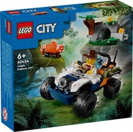 LEGO CITY 60424 Štvorkolka na prieskum džungle s PANDOU ČERVENOU