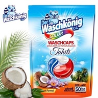 Der Waschkonig Tahiti kapsule na pranie GERMAN COLOR 50 ks