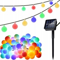 Záhradné svietidlá Solar Garland Závesné LED Multi