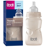 LOVI TRENDS ANTIKOLICKÁ FĽAŠA 250ml + cumlík SUPERVENT 3m+