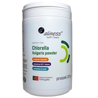 Chlorella Vulgaris 200g čistá bez prísad prášok ALINES ZINKU ŽELEZA