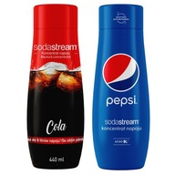 SODASTREAM Koncentrát set COLA, PEPSI sirup