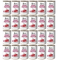 Brit Mono Protein Beef mokré krmivo pre psov 24x400g