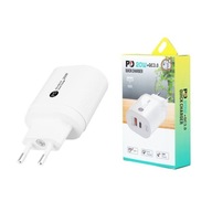 USB nabíjačka + zásuvka typu C, 3.0, 20W