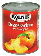 Rolník Broskyňa v sirupe v kúskoch 850 ml