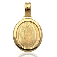 Medailón Panny Márie Guadalupskej, zlatý pr.585