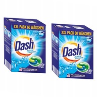 2x DASH Alpen kapsule na pranie biele 3v1 60 ks