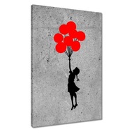 Obrázky 40x60 Banksy Girl Balloons