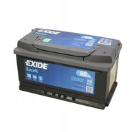 EXIDE EXCELL 80Ah 700A P + batéria