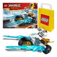 LEGO NINJAGO - Zaneov ľadový motocykel (71816) pohyblivé kolesá + darčeková taška