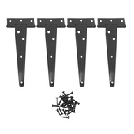 Čierne pánty dverí 4PCS 6 palcov Heavy Duty T